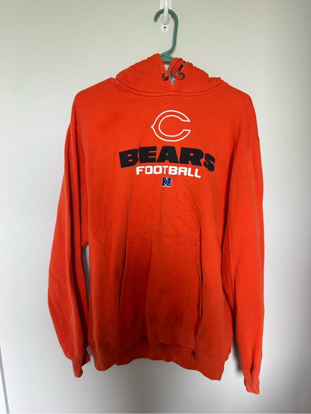 Chicago Bears Men's Orange Hoodie Sweatshirt - Team Football Pullover